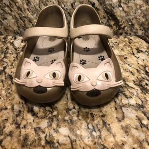 Mini Melissa glamour cat shoes size 9